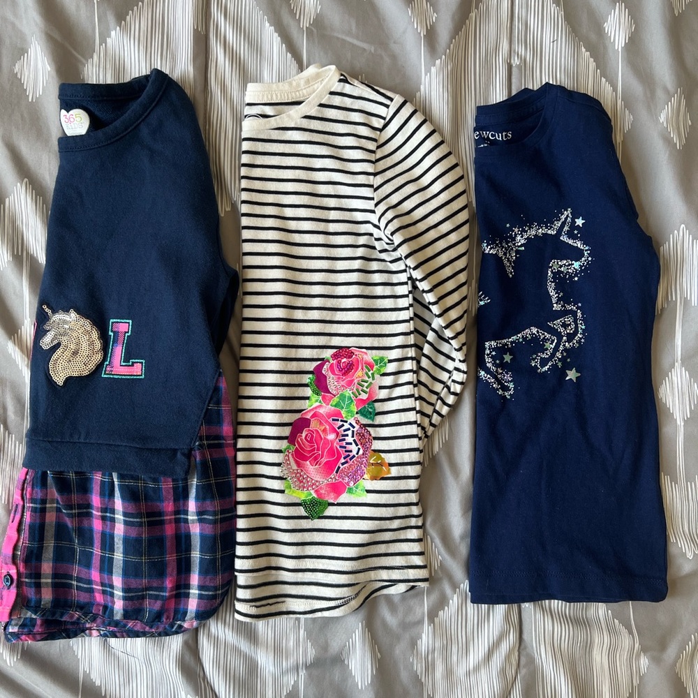 Girls shirts size 6/7
